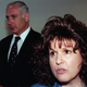 1996: Netanyahu, seen here behind Esther Pollard, the wife of recently-released Israeli spy Jonathan Pollard, appears to have settled into his long-term hairstyle, although at this angle we cannot be sure. (Image via Associated Press.)